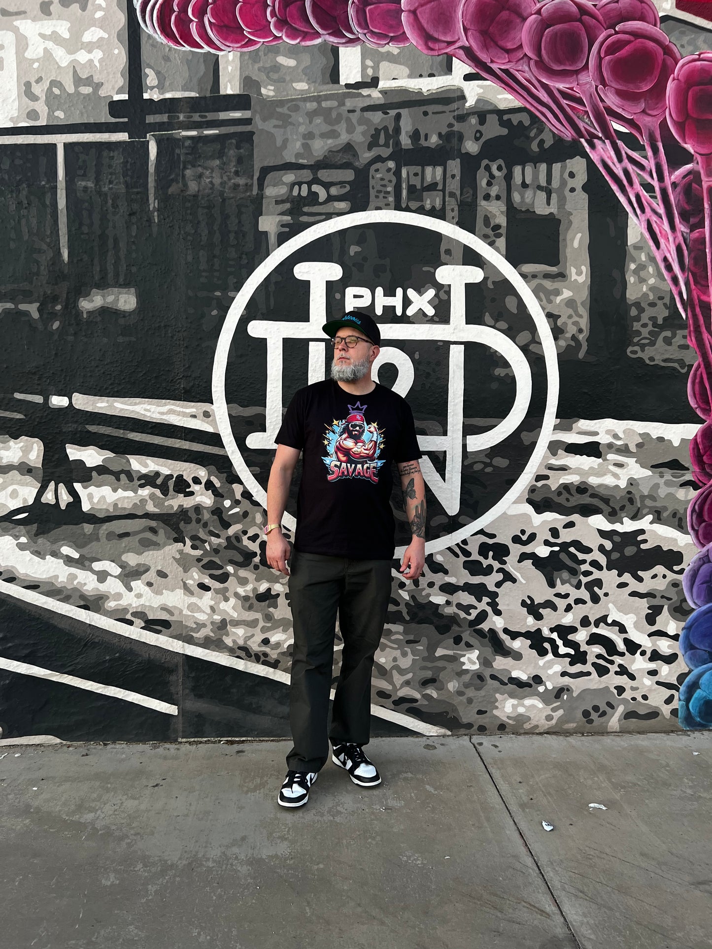 (Black)Legends-Never-Die "SAVAGE" Tee