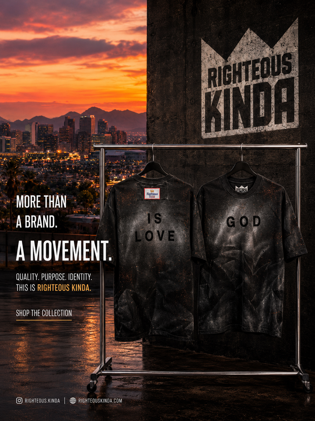“God Is Love” Heavy Weight Tee